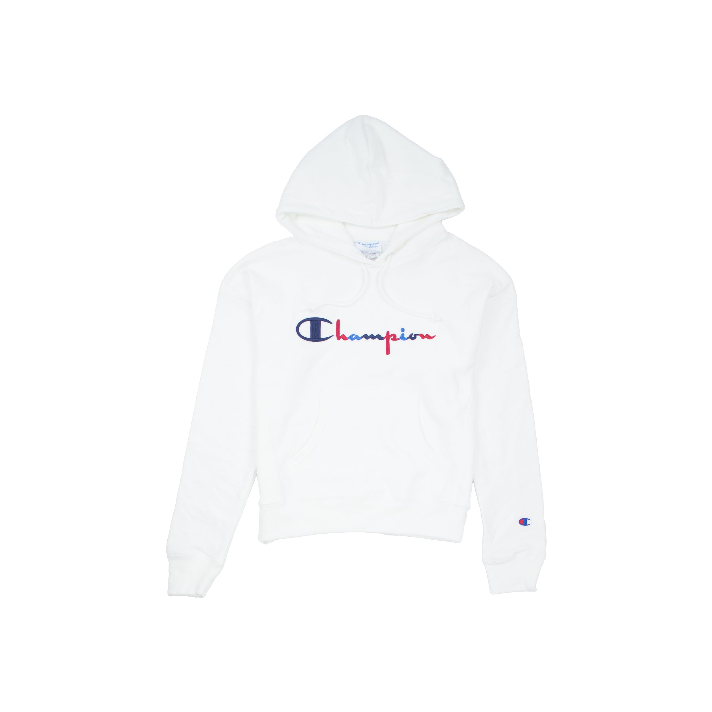 Reverse Weave 3 Color Script Hoodie 