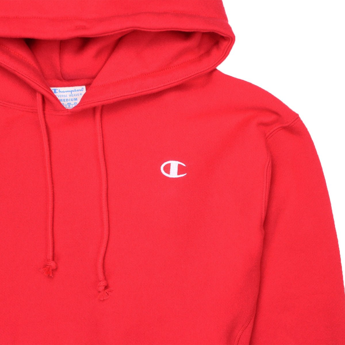 red champion hoodie medium