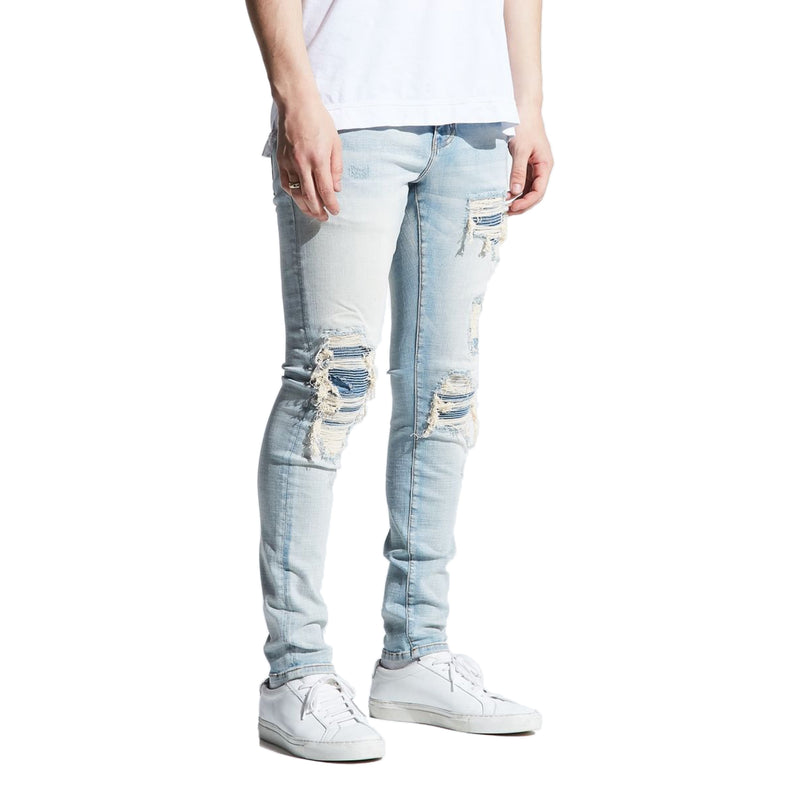 mens repaired jeans