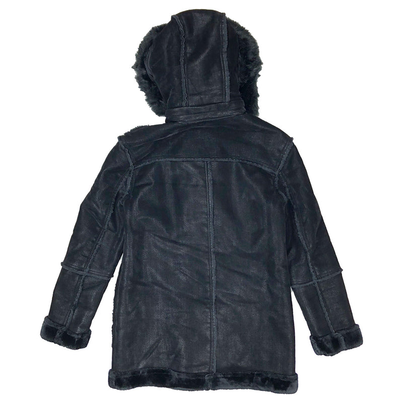 jordan craig denali shearling jacket black