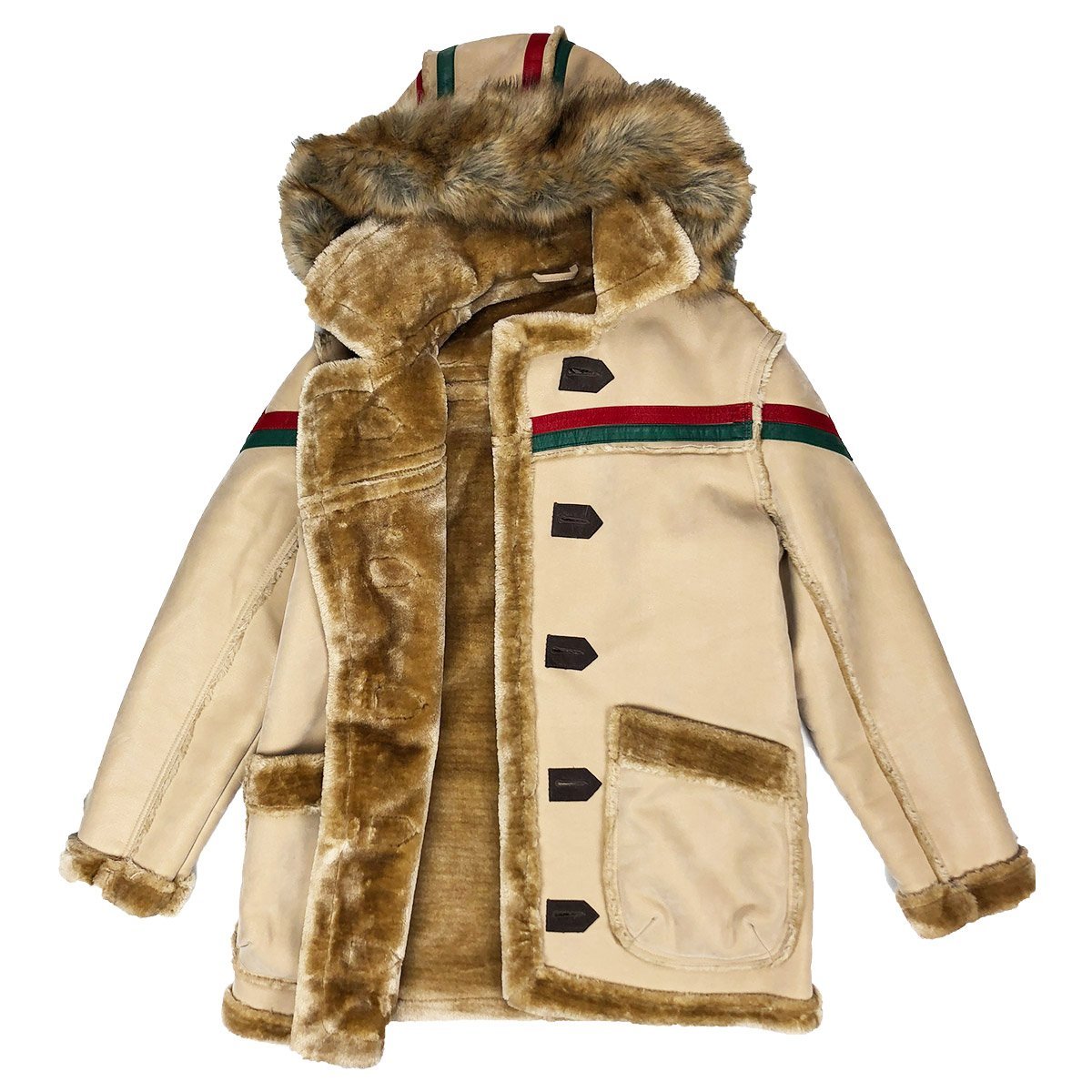 Jordan Craig Men's Striped Shearling Jacket – Premier VII