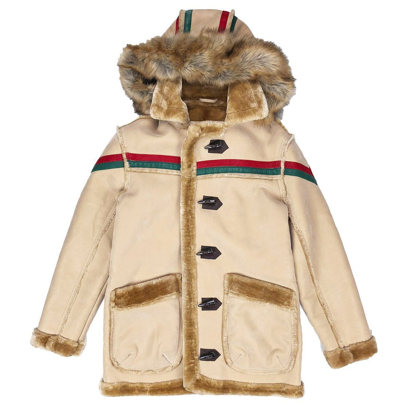 jordan craig tuscany striped shearling jacket