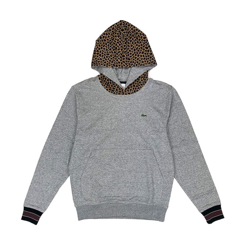 lacoste cheetah print hoodie