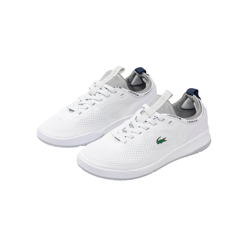 lacoste mens grey trainers