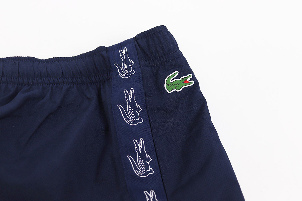 mens navy lacoste shorts