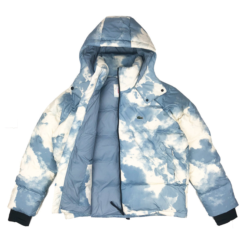 lacoste cloud hooded puffer jacket