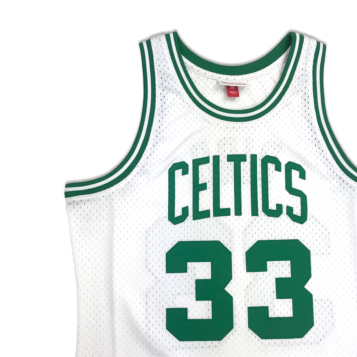 white larry bird jersey