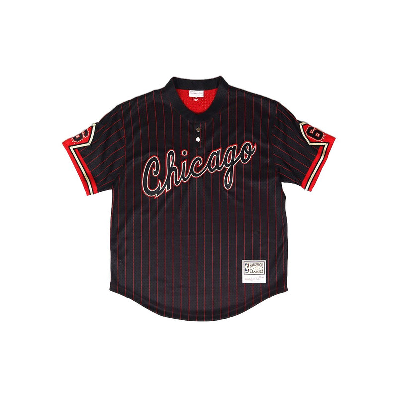 mitchell & ness nba chicago bulls baseball jersey