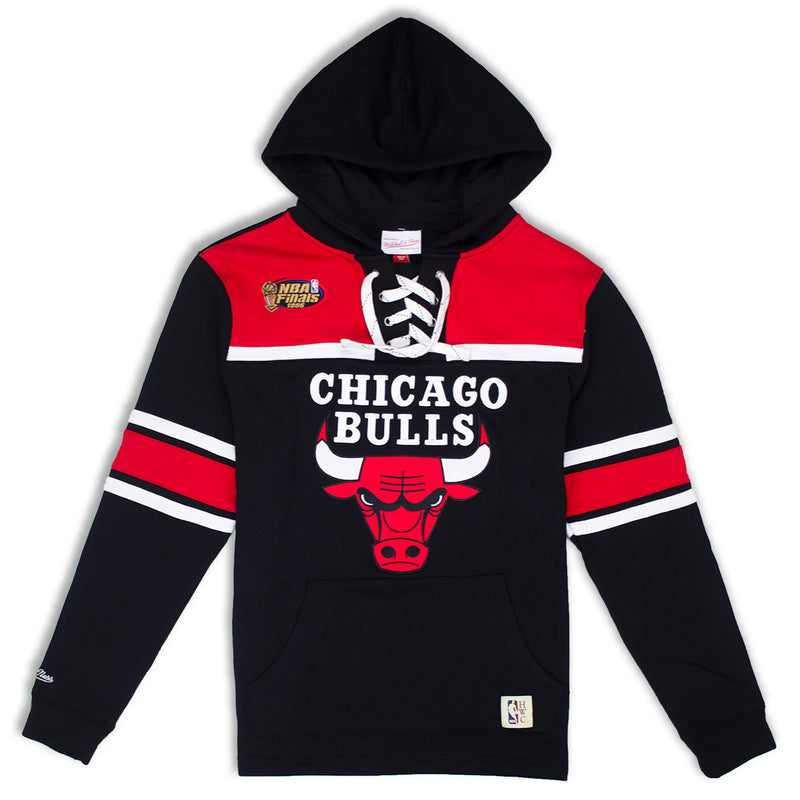 Mitchell & Ness Chicago Bulls Pullover Hockey Fleece Hoodie – Premier VII