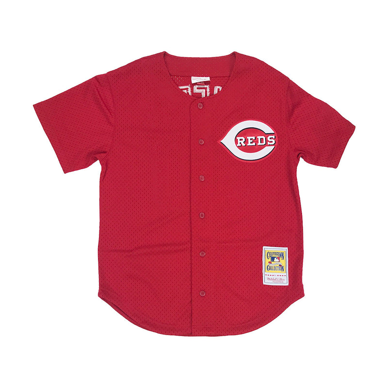 cincinnati reds button up shirt