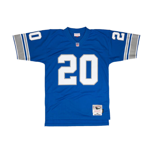 Detroit Lions Barry Sanders 1996 Mitchell & Ness White Football Jersey