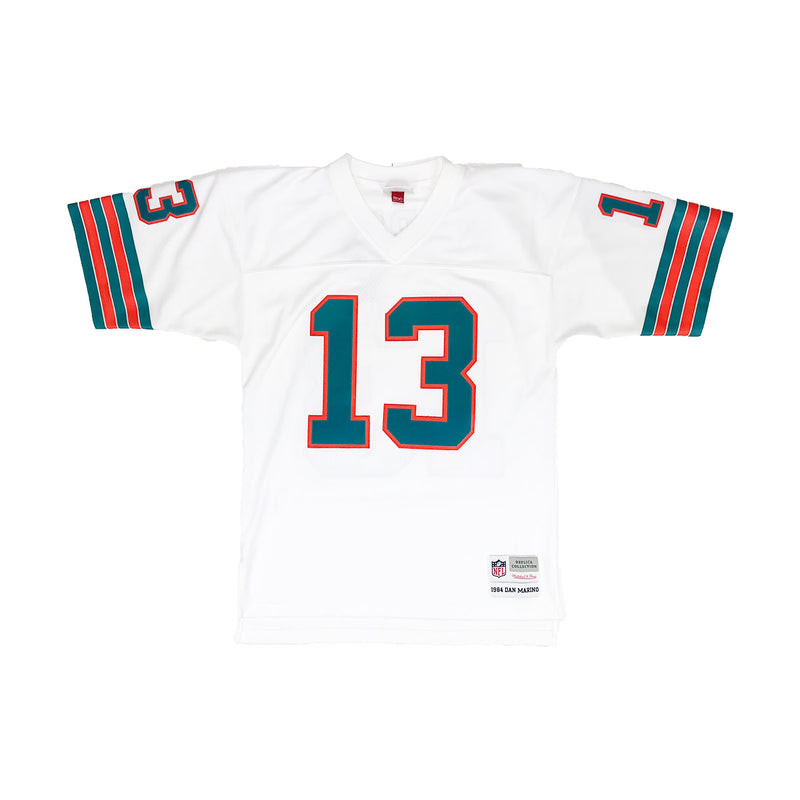 Mens Miami Dolphins Dan Marino Mitchell & Ness Aqua Authentic Throwback  Jersey