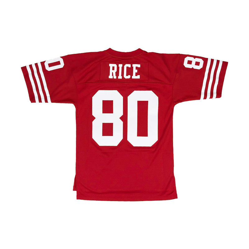 Men's San Francisco 49ers Jerry Rice Mitchell & Ness Scarlet/Gold