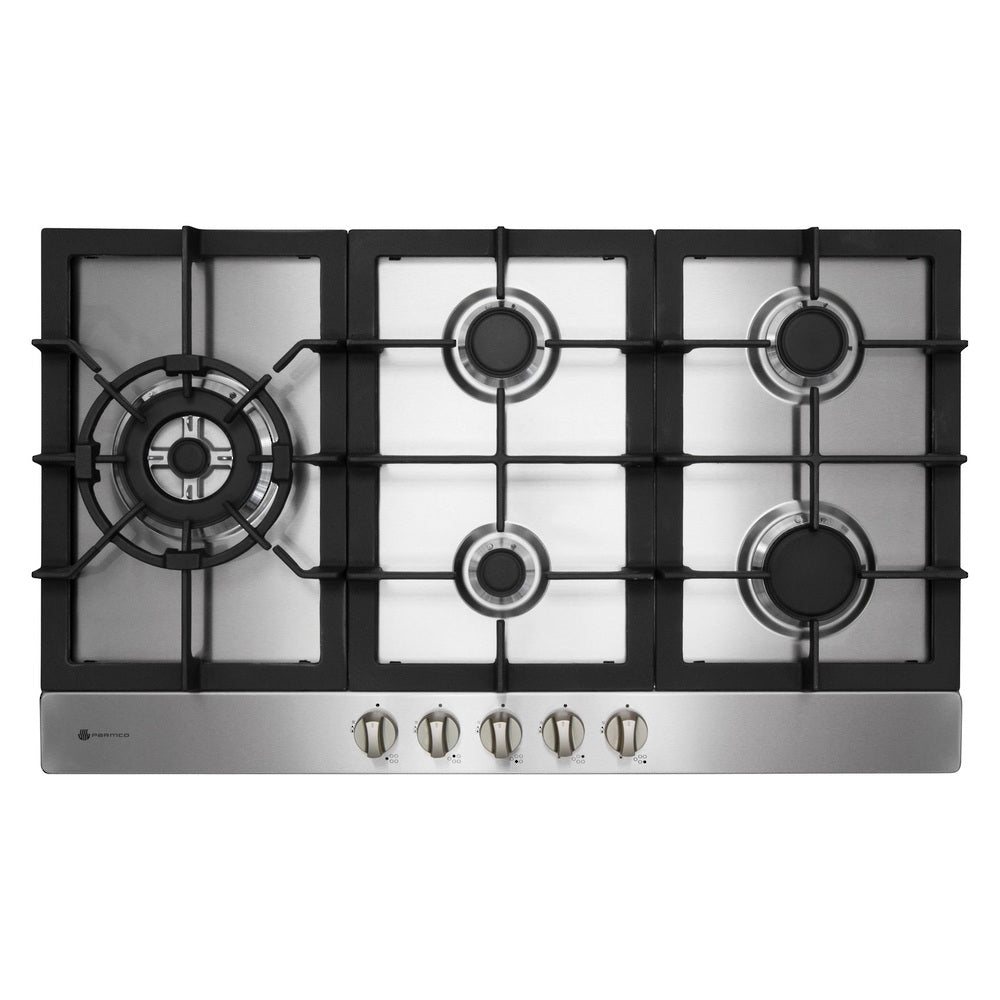 Parmco Ho 6 9s 4gw 900mm Gas Hob 4 Burner Wok 5 1kw Wok Burner