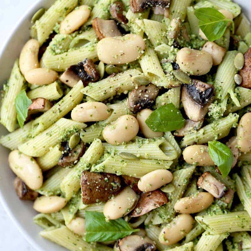 Vegan pumpkin seed pesto