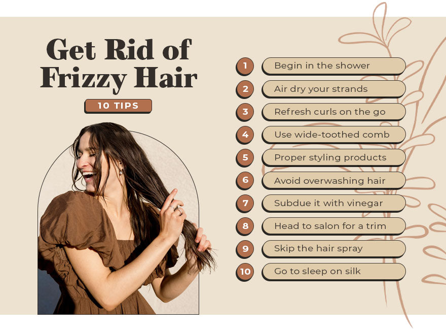 get rid of frizzy hair 10 tips