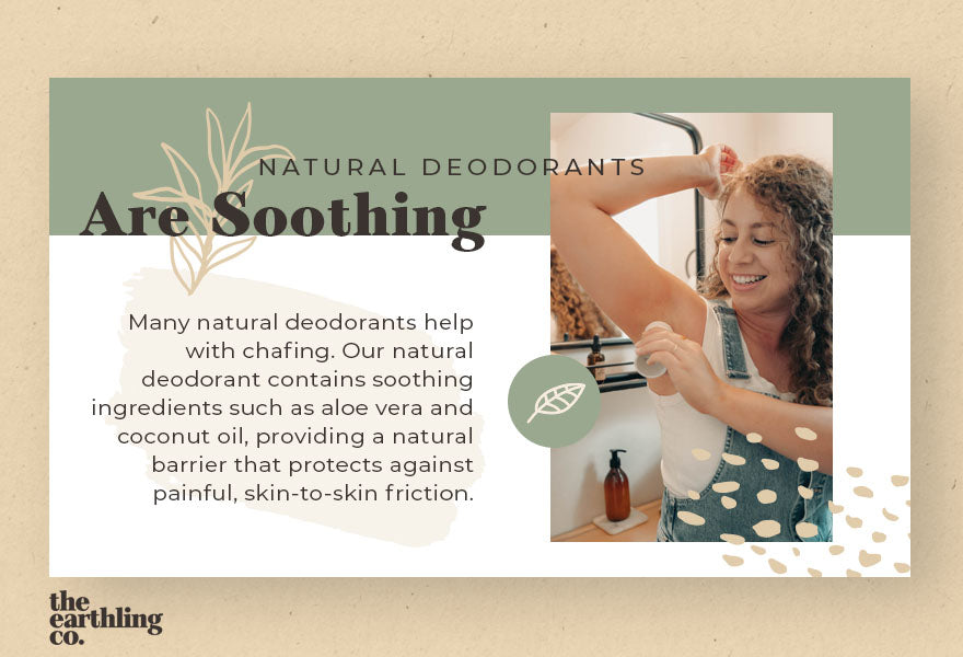 natural deodorants are soothing