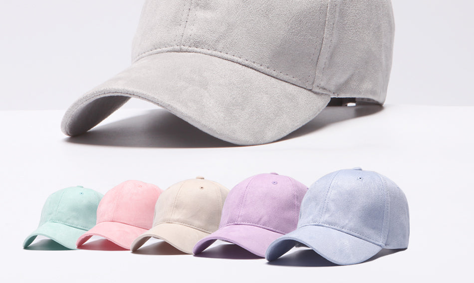 suede baseball cap womens