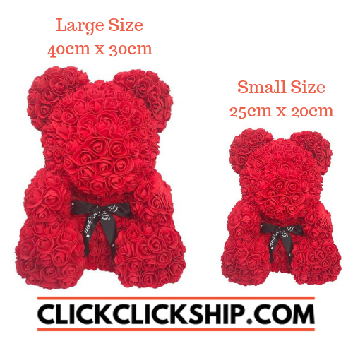 rose teddy bear fast shipping