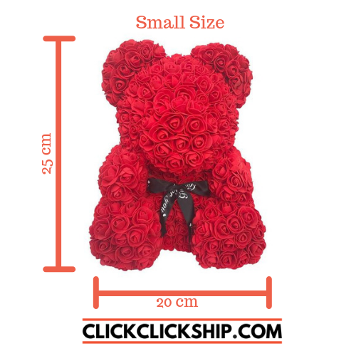 rose teddy bear fast shipping