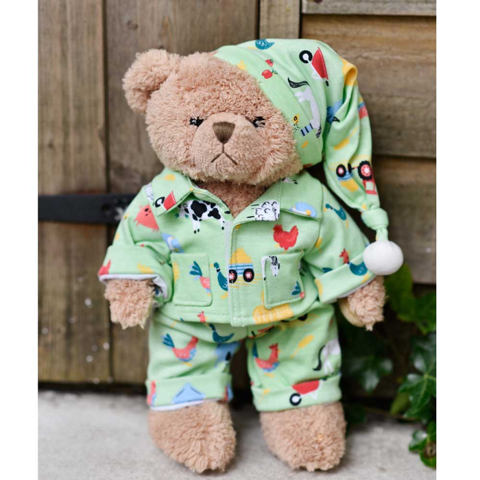 Powell Craft-ss21 Teddy Bear With Deep Sea Pyjamas And Nightcap - 4 Pack  (#TD/DS) - igloobaby