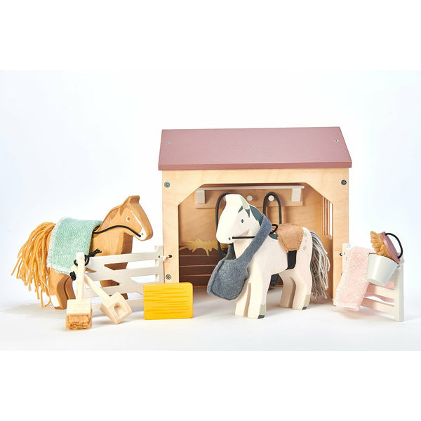 cardboard horse stable