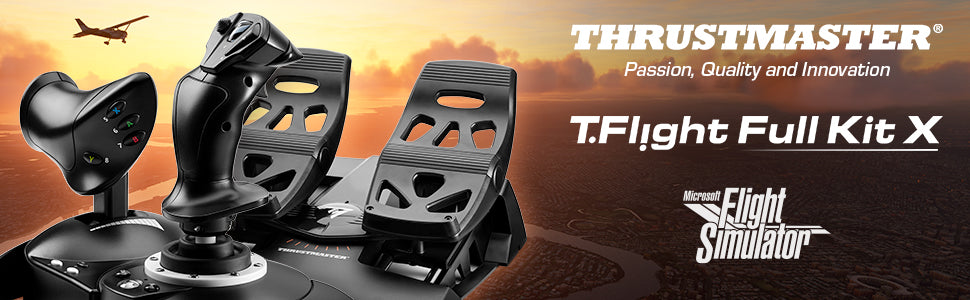 Thrustmaster T.Flight Full Kit X - Hotas, Throttle & Pedals (PC
