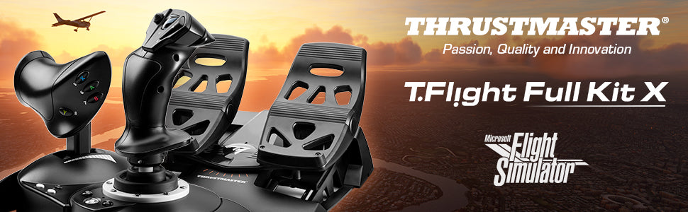  ThrustMaster T.Flight Full Kit X - Joystick, Throttle and  Rudder Pedals for Xbox Series X