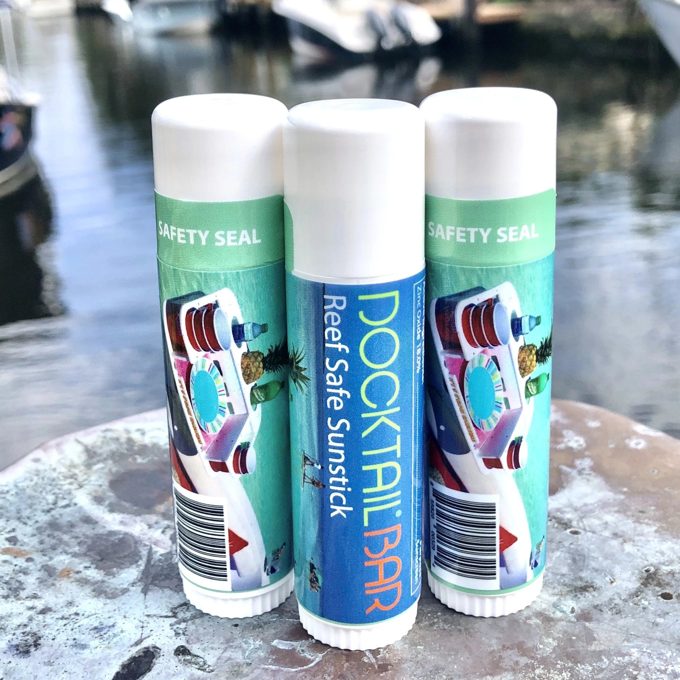 Reef Safe Mineral Sunstick - Broad Spectrum Sunscreen UVA / UVB Protection SPF 30 - Long Lasting Protection from The Sun - Docktail Bar product image