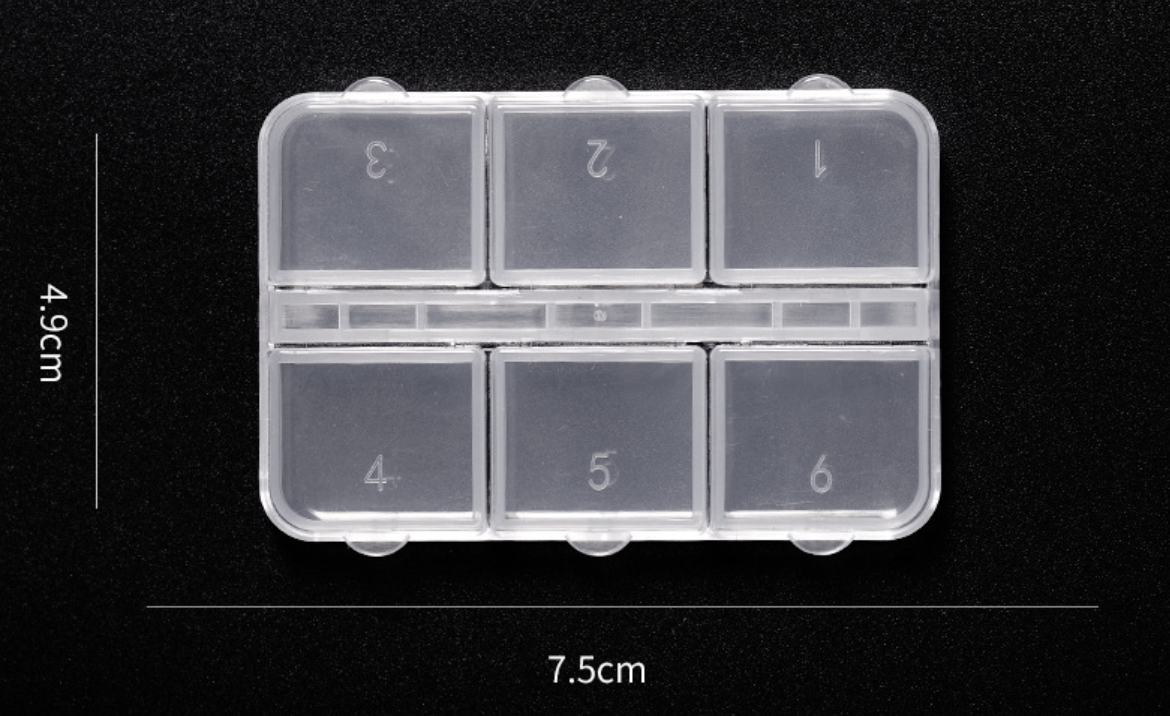 Compact Nail Art Storage Container - wide 7