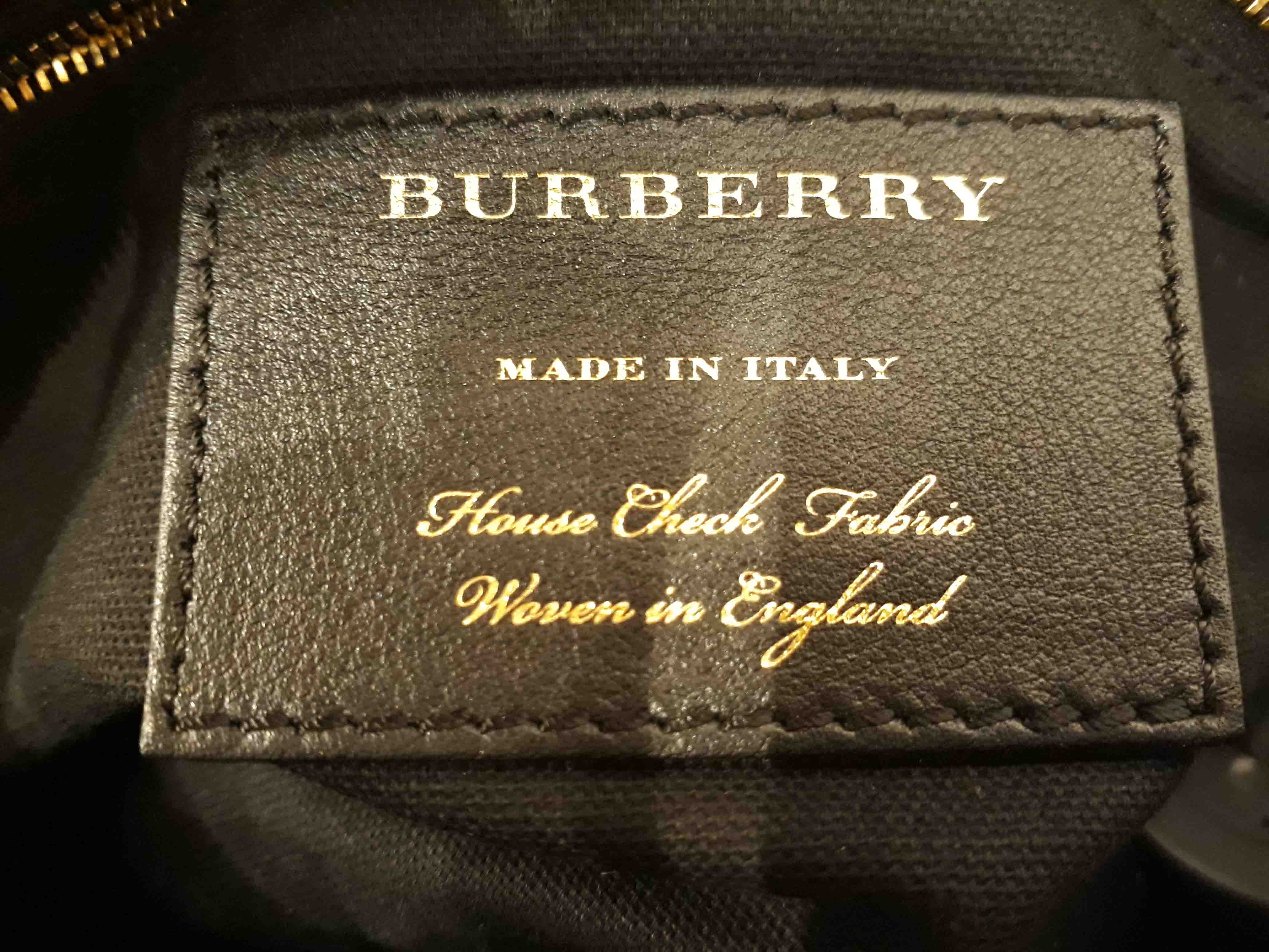 burberry inside label