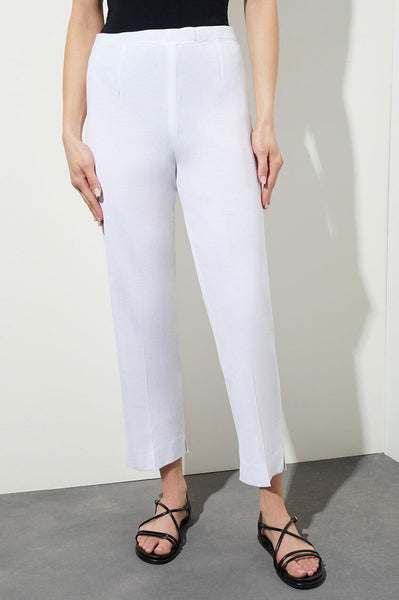 Wide-Leg Pant - Pull-On Stretch Deco Crepe