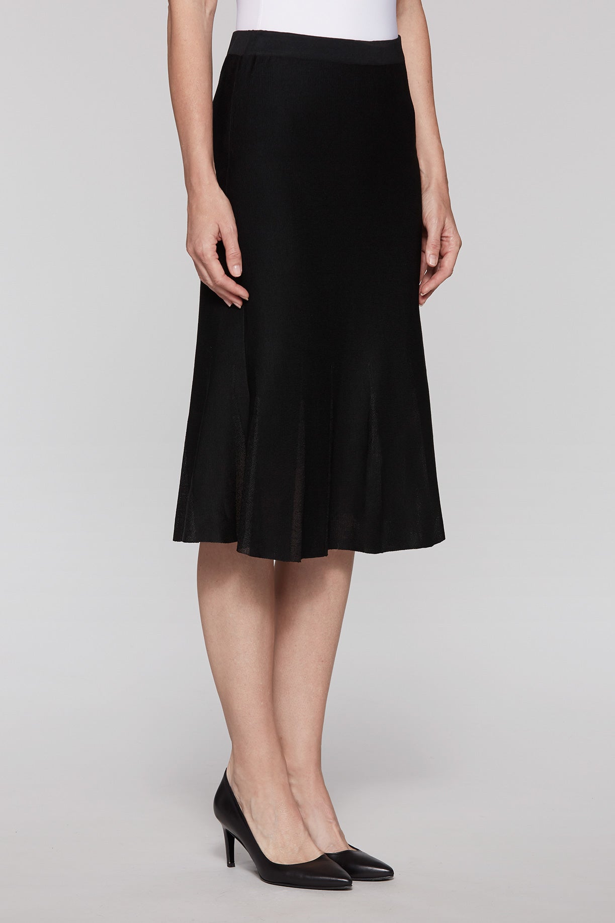 Plus Size Flared Skirt | Ming Wang