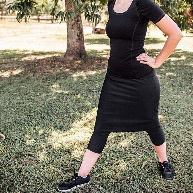 Running - Swim Skirt with Built in Leggings and Fast Drying – Apostolic  Clothing Company