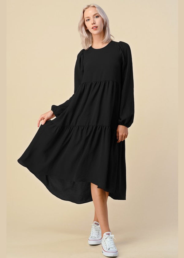 Modest Bubble Sleeve chic Everyday Dress by Apostolic Clothing Co. –  Apostolic Clothing Company