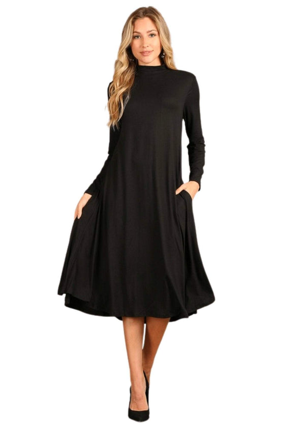 Megan  Womens Modest Fit and Flare Dress – Apostolic Clothing Company