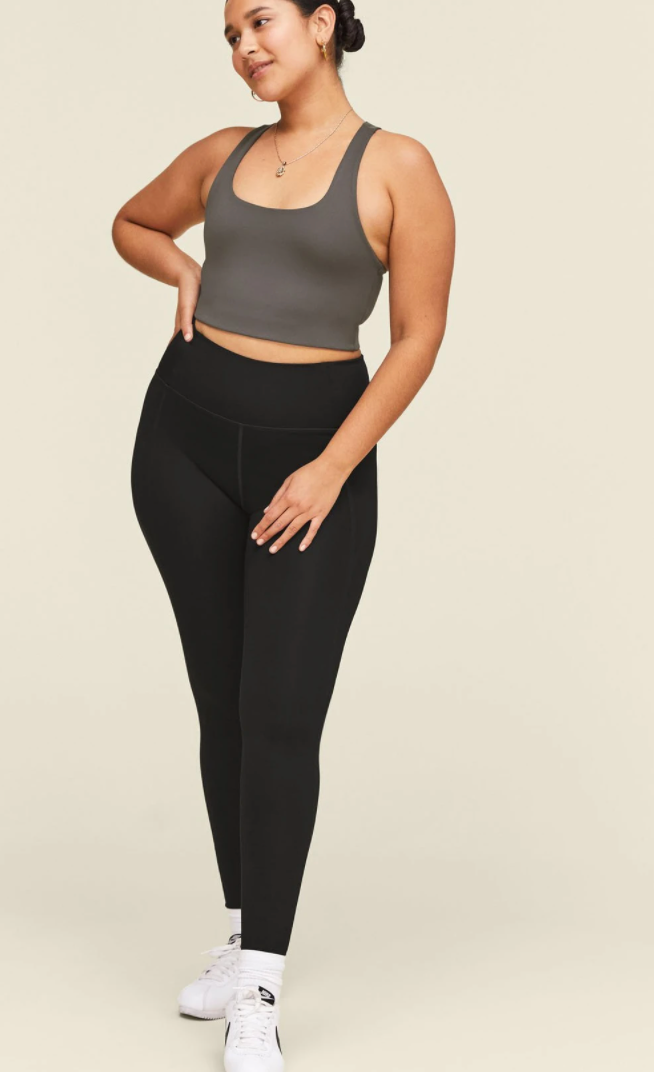 Goji RIB Tommy Cropped Bra — Girlfriend Collective