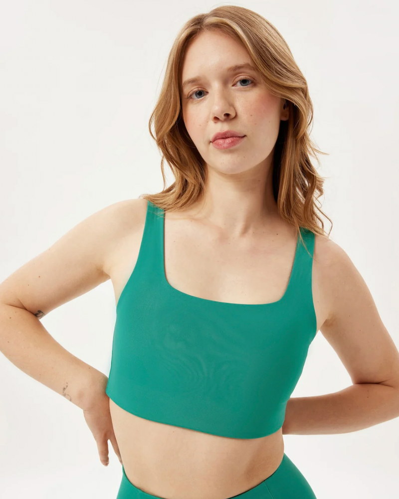 Girlfriend Collective Rib Tommy Bra Earth – Shop Harrow