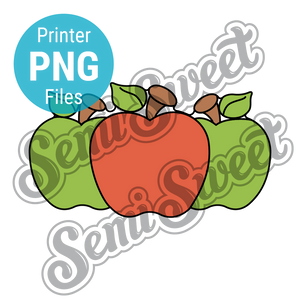 Apples Set - PNG Images - Semi Sweet Designs