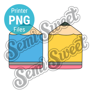Simple Pencil - PNG Images - Semi Sweet Designs