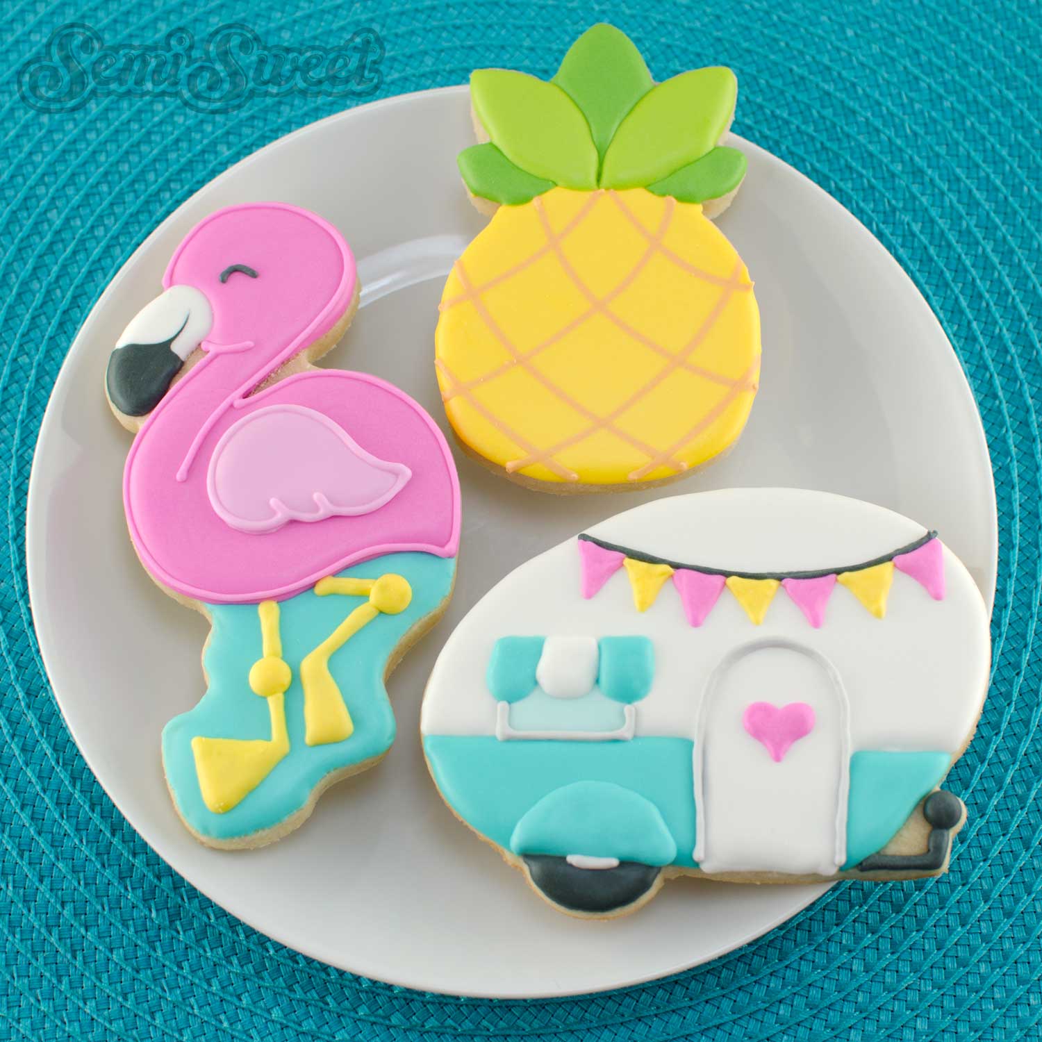 squishmallow flamingo cookie