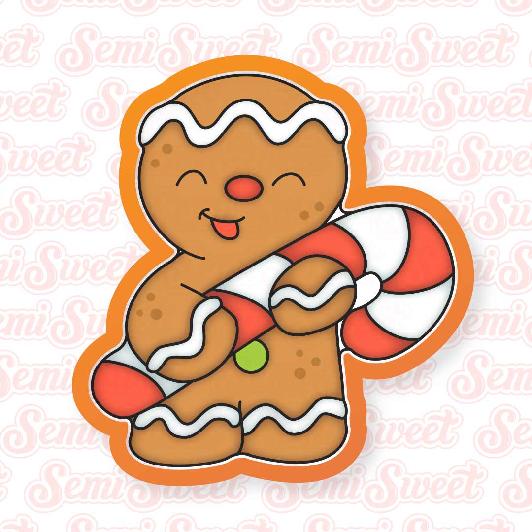 Gingerbread Candy Boy Cookie Cutter