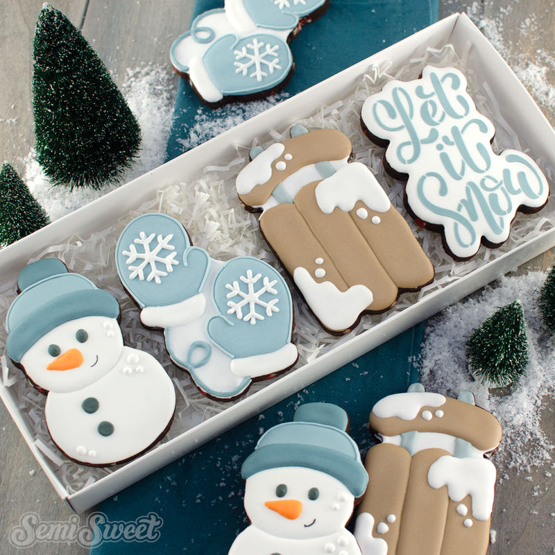 Let It Snow Script Cookie Cutter