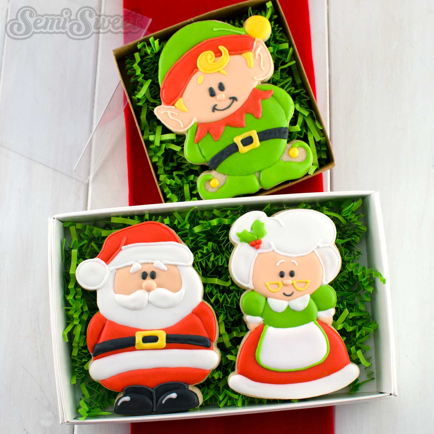 Christmas Elf Cookie Stencil Set With Cookie Cutter – Confection