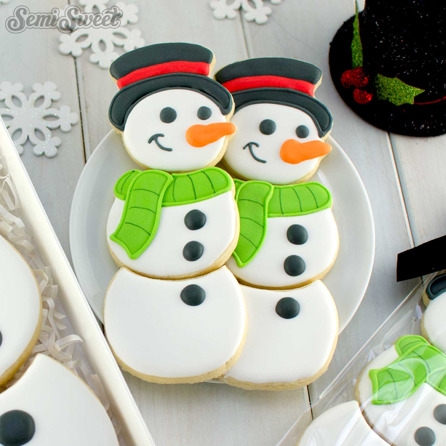 Build a Snowman Set - 4 Cookie Cutters