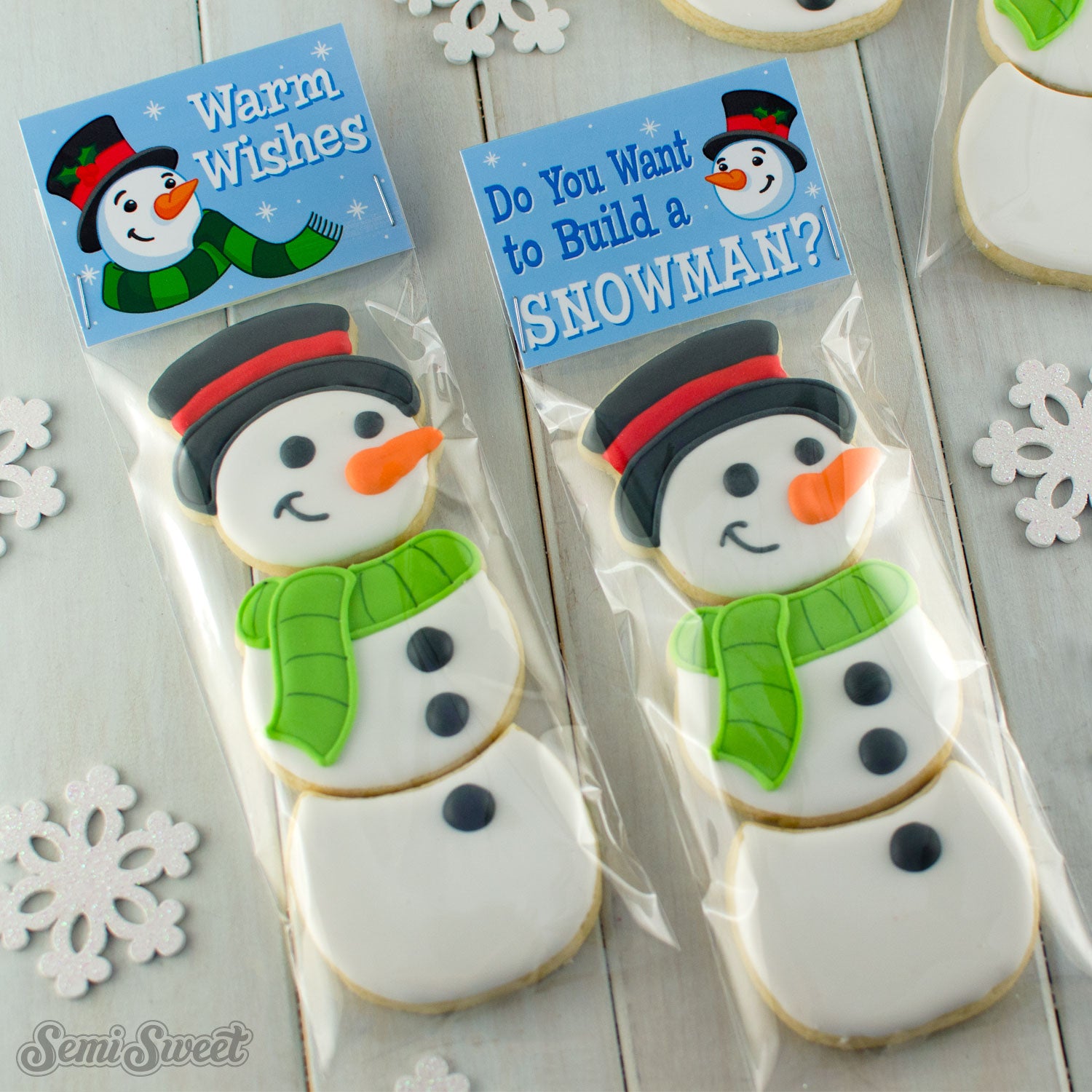 Do You Want to Build a Snowman - Instant Download Printable Bag Topper