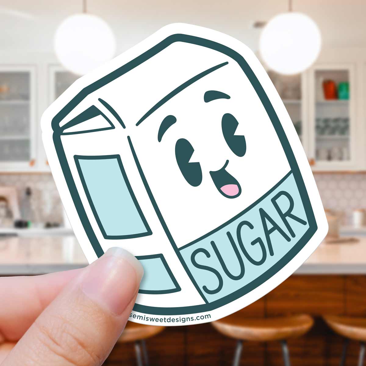 Container Label - Brown Sugar Sticker for Sale by BeautifulHues