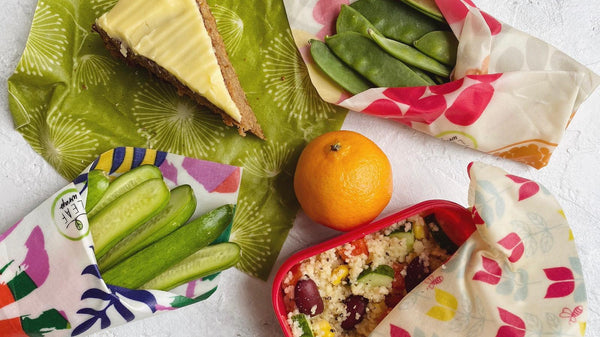 Lunchbox ideas with BeeBee and Leaf Wraps