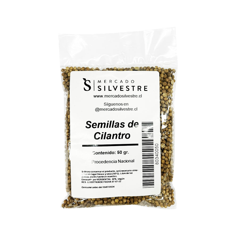 Semillas de Cilantro 50gr - Mercado Silvestre