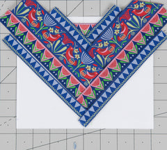 Ribbon Chevron Pouch FREE TUTORIAL